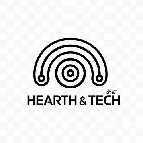 Black Hearth & Tech Logo
